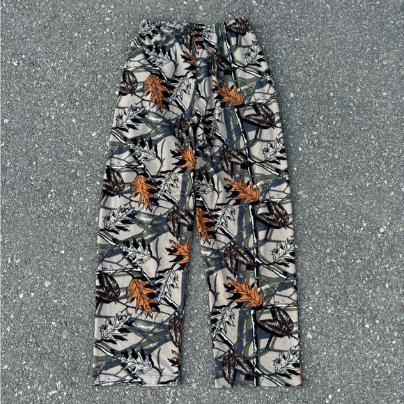 Real Tree Like Camo Pajama Pants Sweatpants Joggers - Picture 3 of 8